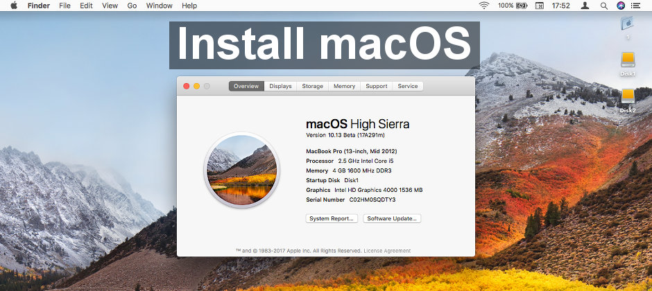 Mac os high sierra download not working remotely